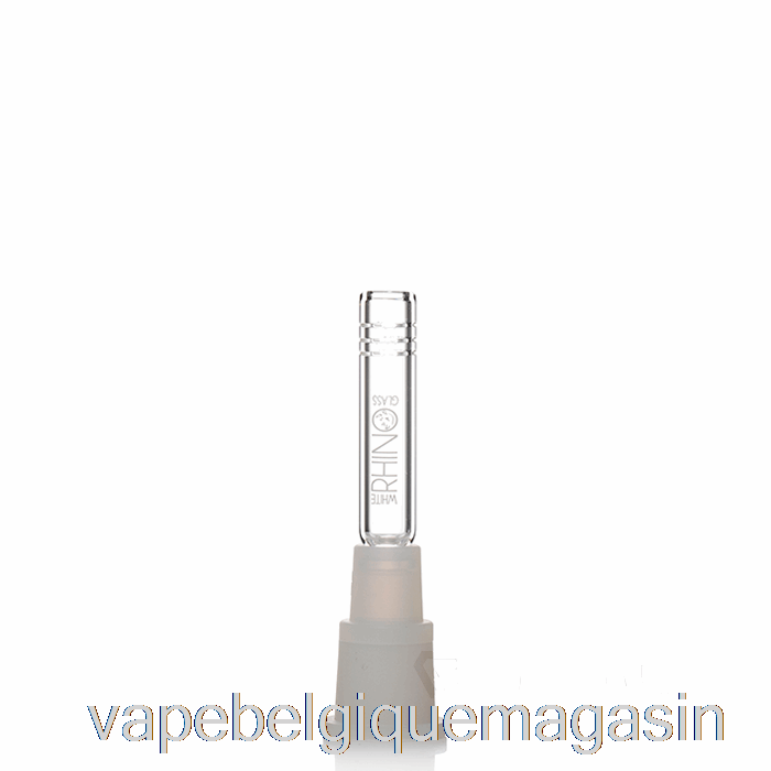 Vape Shop Bruxelles Tige Descendante Hybride Rhinocéros Blanc 3,5 Pouces